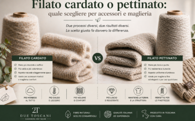 Filato cardato o pettinato: quale scegliere per accessori e maglieria