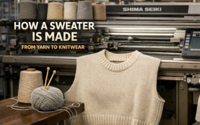 How a sweater is made: the knitting process