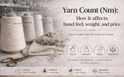 Yarn Count (Nm): How It Affects Hand Feel, Weight, and Price